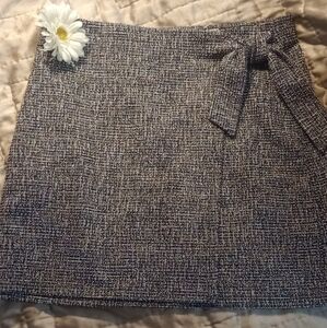 NWT Loft mock wrap classic elastic waist Skirt,  Large
